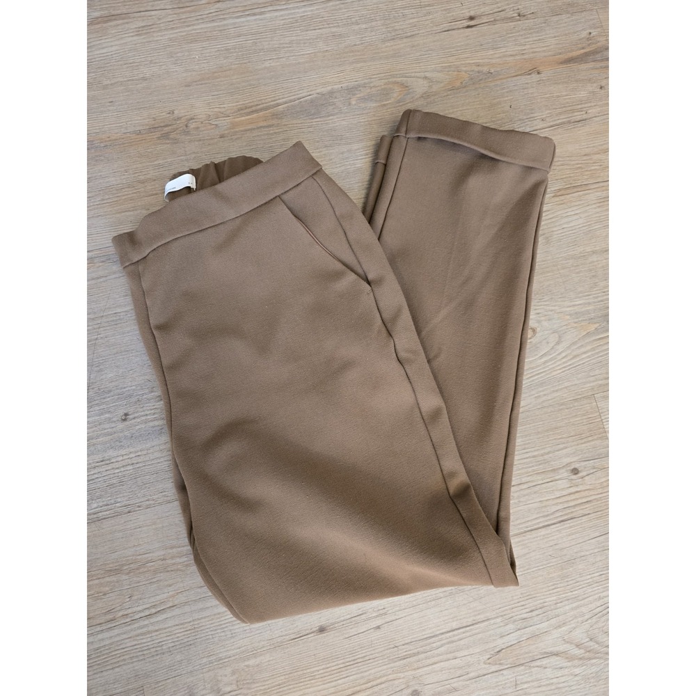 Oak + Fort Brown Tapered Leg Trousers Size S